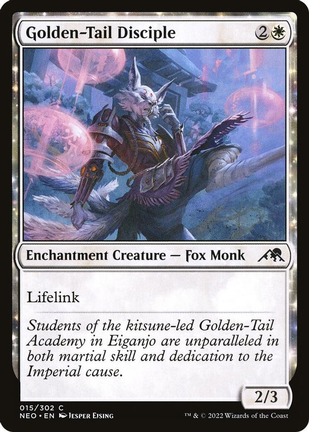 Golden-Tail Disciple | 15 | Kamigawa: Neon Dynasty