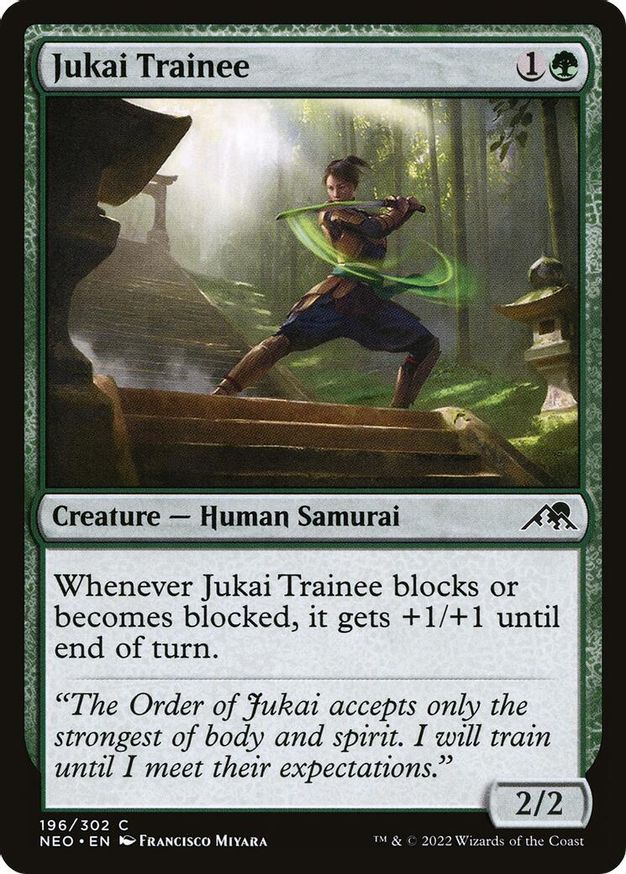 Jukai Trainee | 196 | Kamigawa: Neon Dynasty