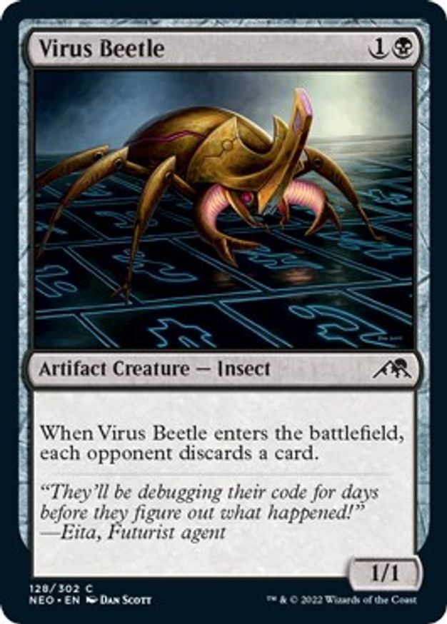Virus Beetle | 128 | Kamigawa: Neon Dynasty