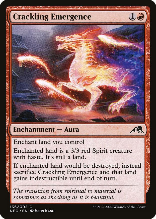 Crackling Emergence | 136 | Kamigawa: Neon Dynasty