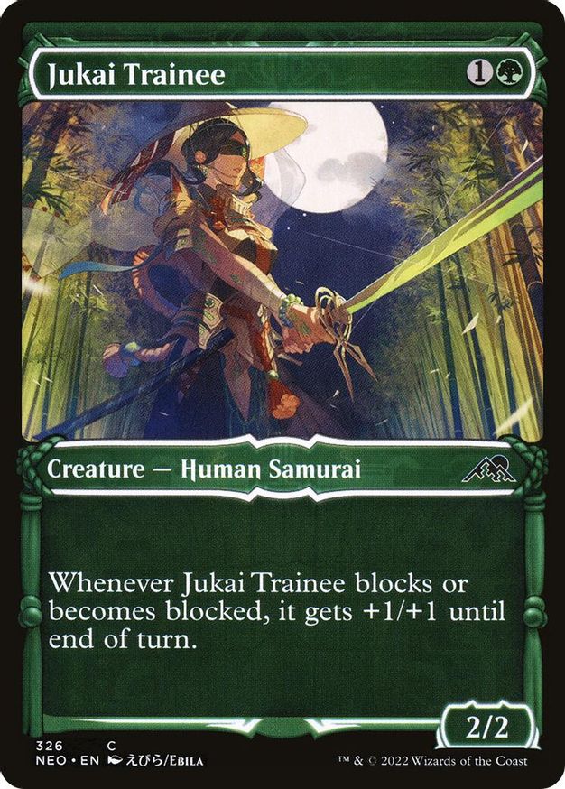 Jukai Trainee (Showcase) | 326 | Kamigawa: Neon Dynasty