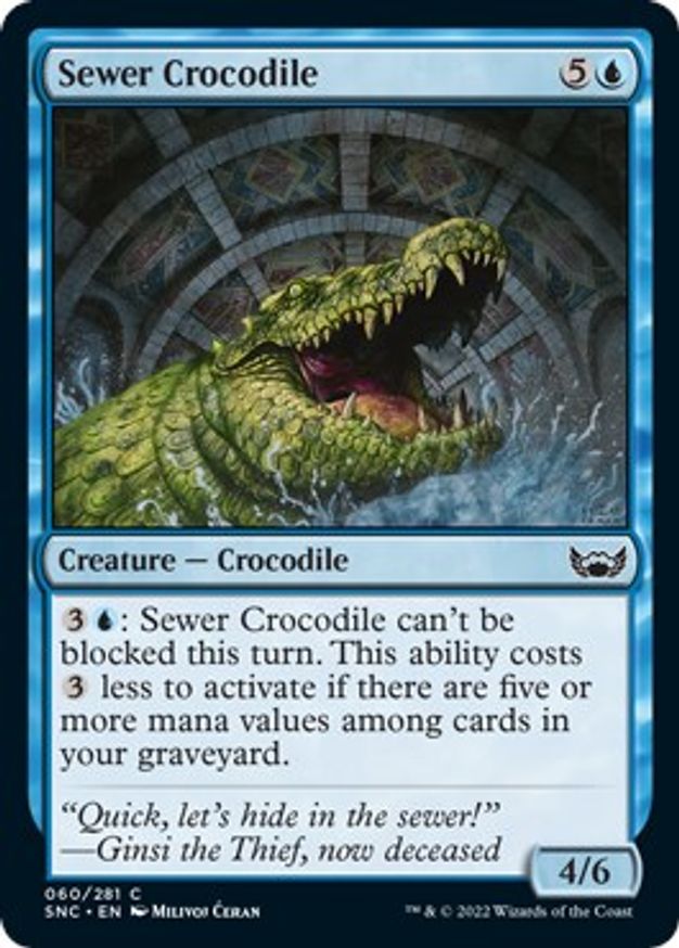 Sewer Crocodile | 60 | Streets of New Capenna