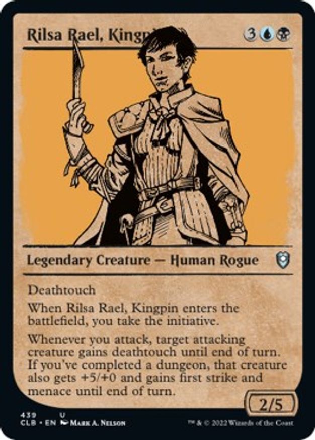 Rilsa Rael, Kingpin (Showcase) | 439 | Commander Legends: Battle for Baldur's Gate
