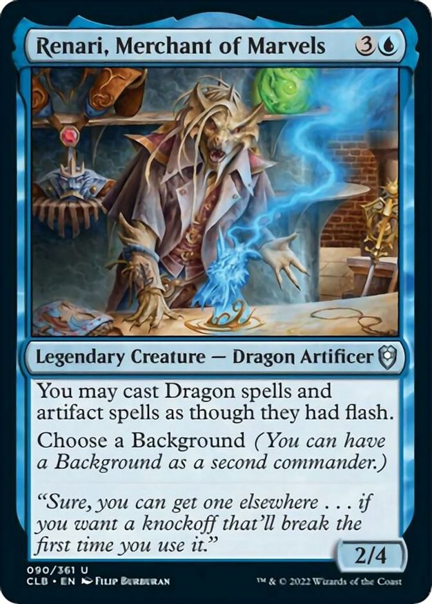 Renari, Merchant of Marvels | 90 | Commander Legends: Battle for Baldur's Gate