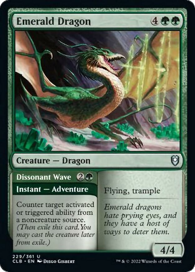 Emerald Dragon | 229 | Commander Legends: Battle for Baldur's Gate