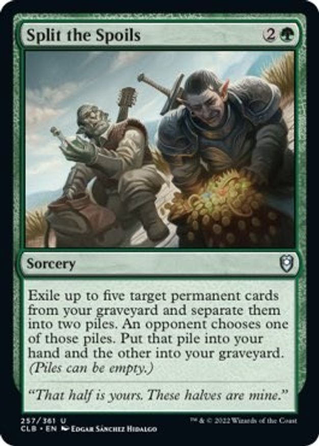Split the Spoils | 257 | Commander Legends: Battle for Baldur's Gate