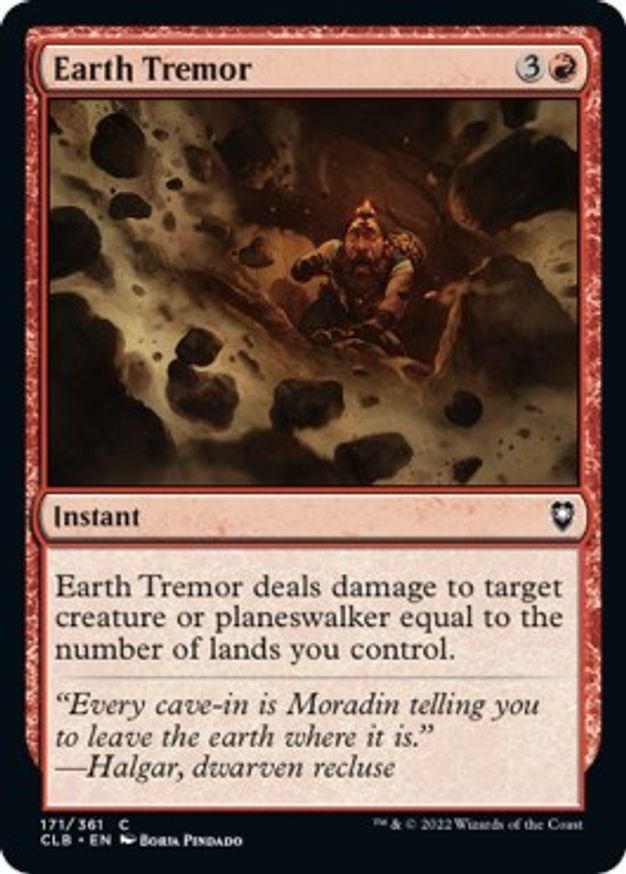 Earth Tremor | 171 | Commander Legends: Battle for Baldur's Gate