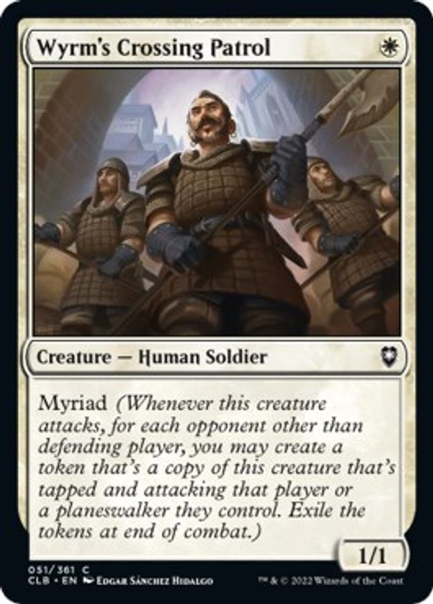Wyrm's Crossing Patrol | 51 | Commander Legends: Battle for Baldur's Gate