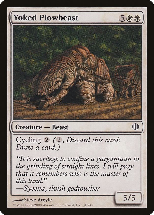 Yoked Plowbeast | 31 | Shards of Alara