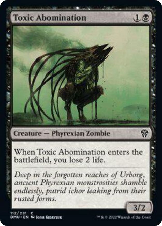 Toxic Abomination | 112 | Dominaria United