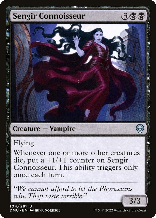 Sengir Connoisseur | 104 | Dominaria United
