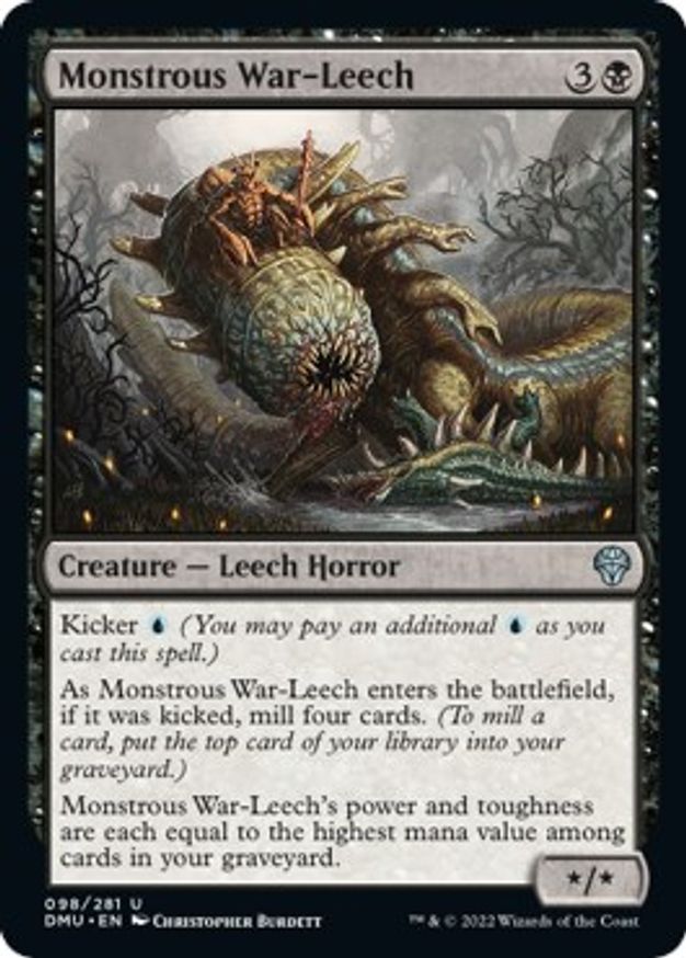 Monstrous War-Leech | 98 | Dominaria United