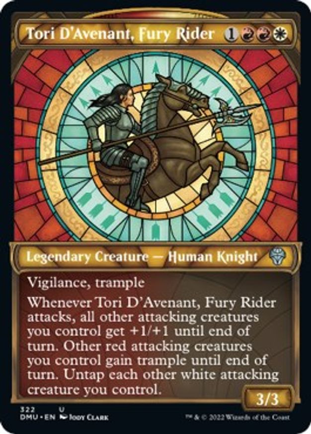 Tori D'Avenant, Fury Rider (Showcase) | 322 | Dominaria United