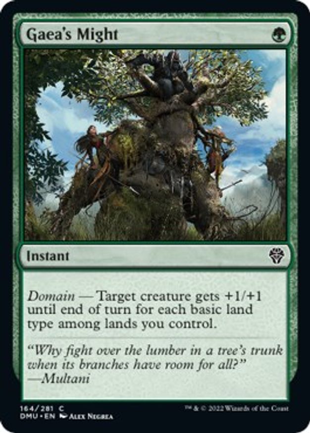 Gaea's Might | 164 | Dominaria United
