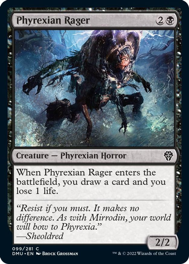 Phyrexian Rager | 99 | Dominaria United