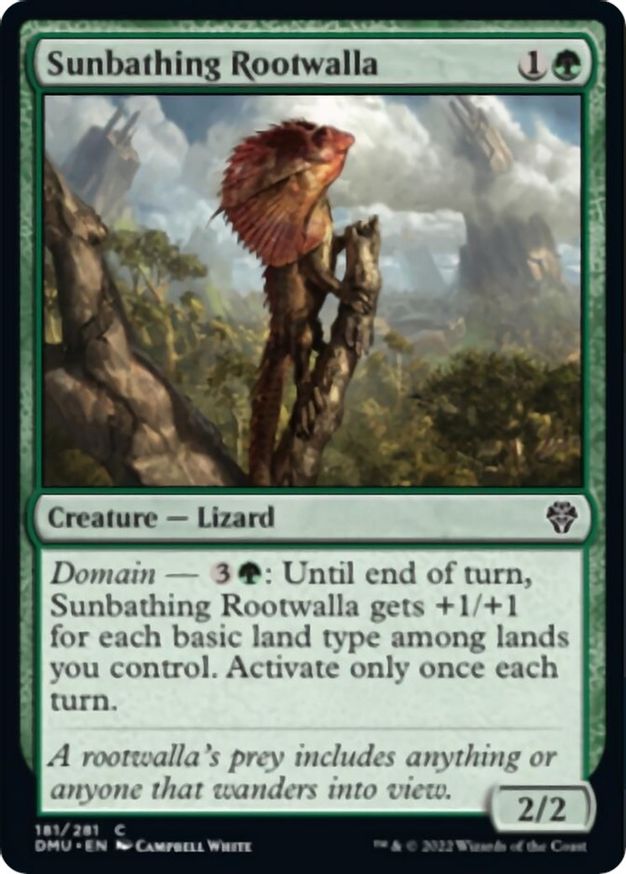 Sunbathing Rootwalla | 181 | Dominaria United