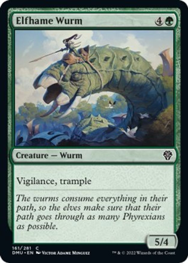 Elfhame Wurm | 161 | Dominaria United