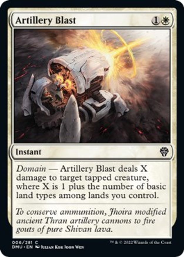 Artillery Blast | 6 | Dominaria United