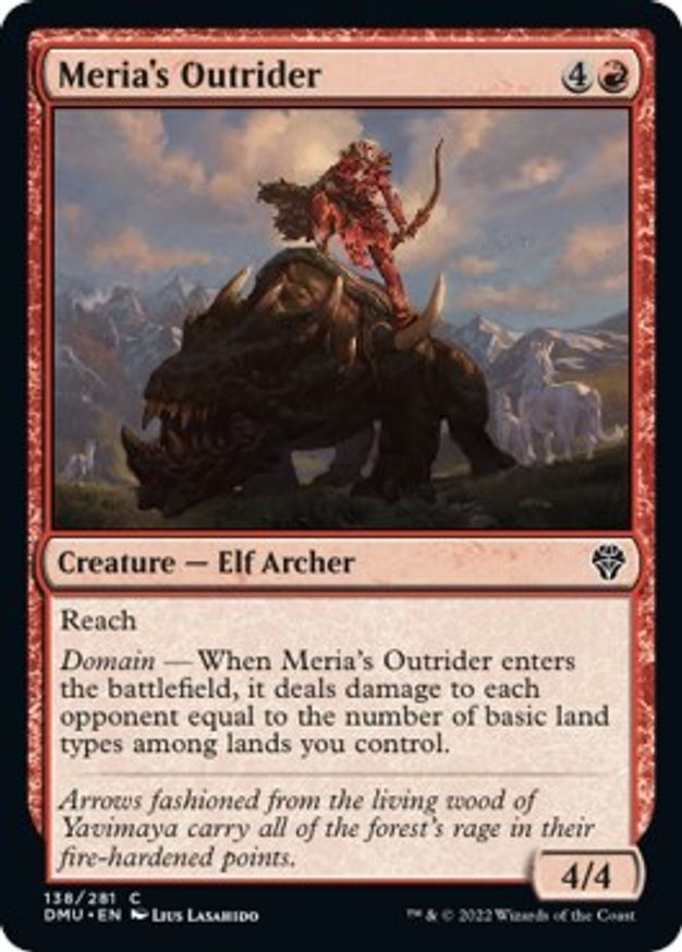 Meria's Outrider | 138 | Dominaria United