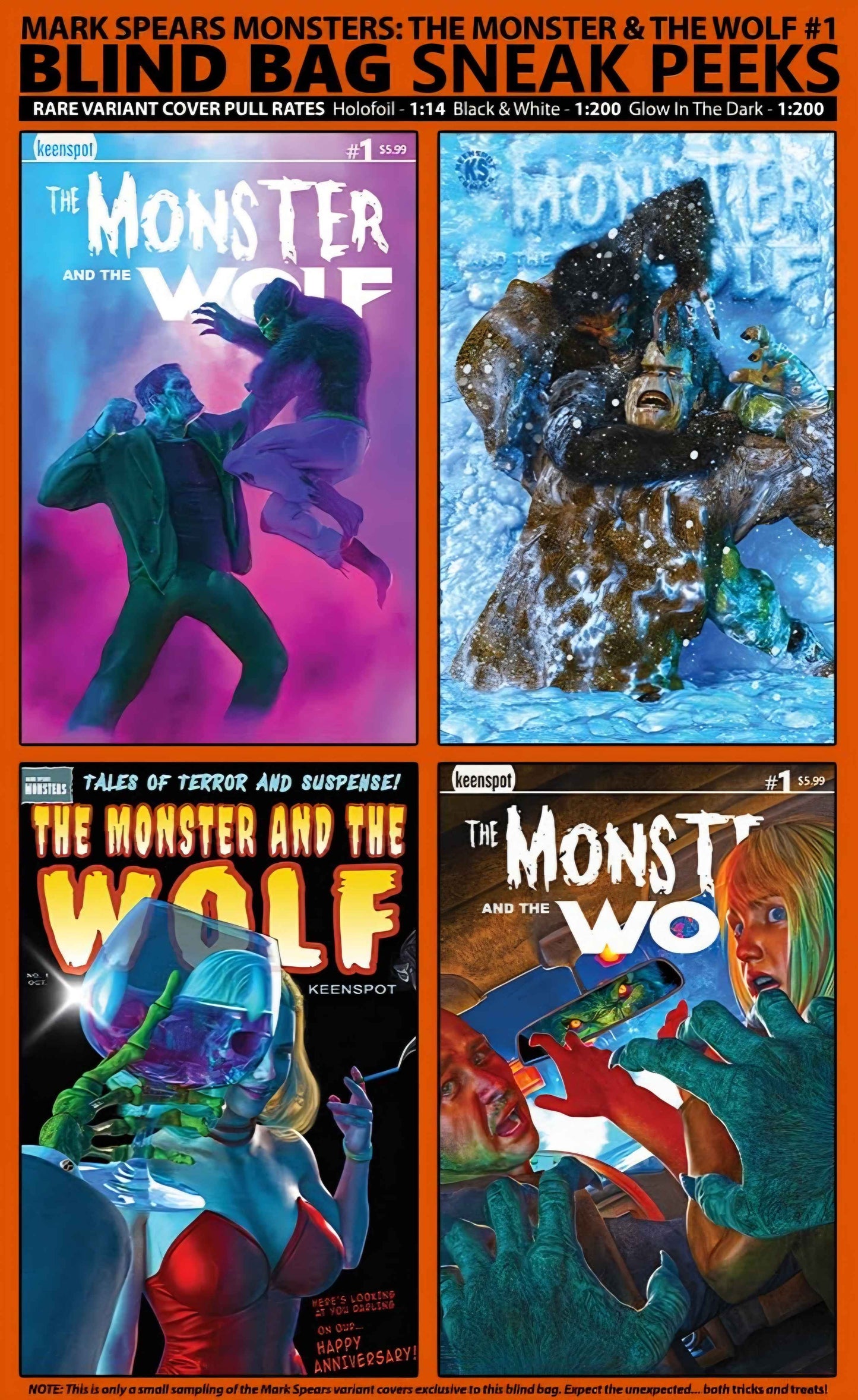MARK SPEARS THE MONSTER & THE WOLF #1 BLIND BAG - 160 CASE (PRESALE 10/1/25)