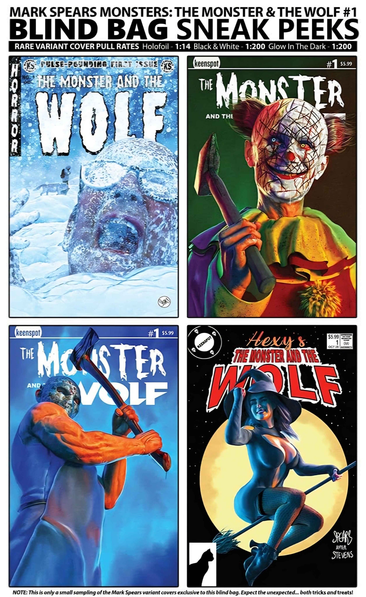 MARK SPEARS THE MONSTER & THE WOLF #1 BLIND BAG - 160 CASE (PRESALE 10/1/25)