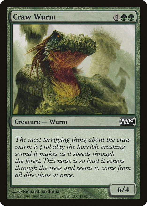 Craw Wurm | 173 | Magic 2010 (M10)