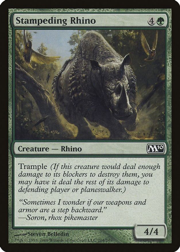 Stampeding Rhino | 204 | Magic 2010 (M10)