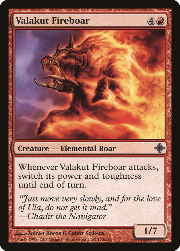 Valakut Fireboar | 170 | Rise of the Eldrazi