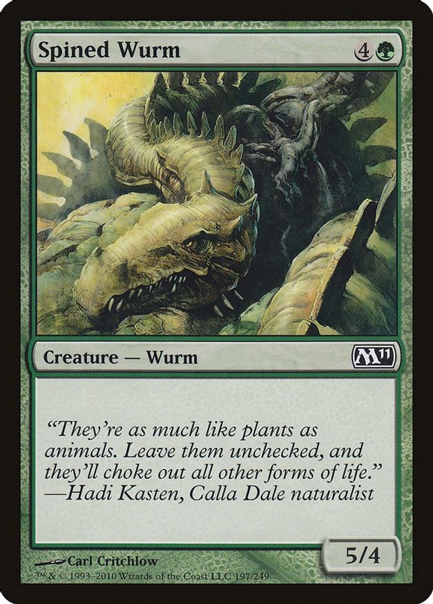 Spined Wurm | 197 | Magic 2011 (M11)