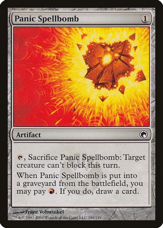 Panic Spellbomb | 191 | Scars of Mirrodin
