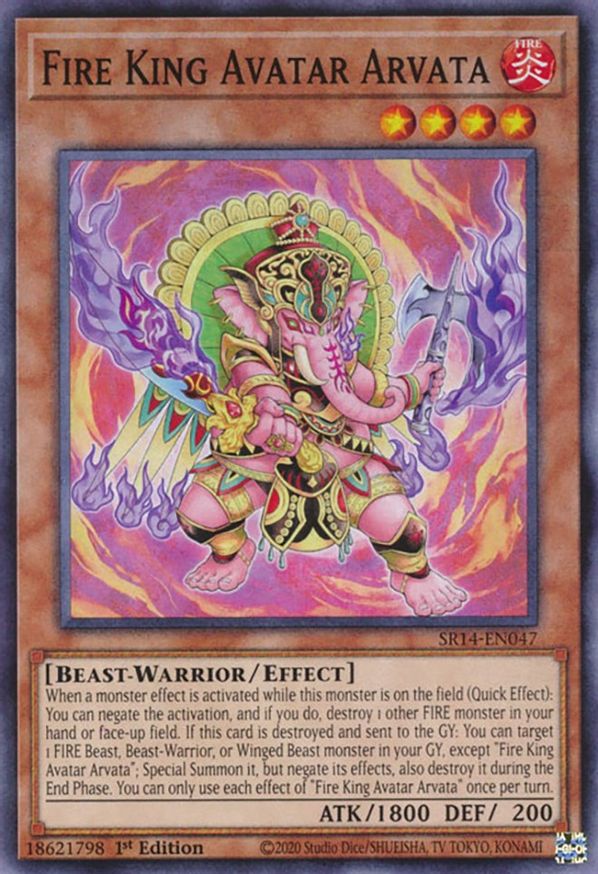 Fire King Avatar Arvata | SR14-EN047
