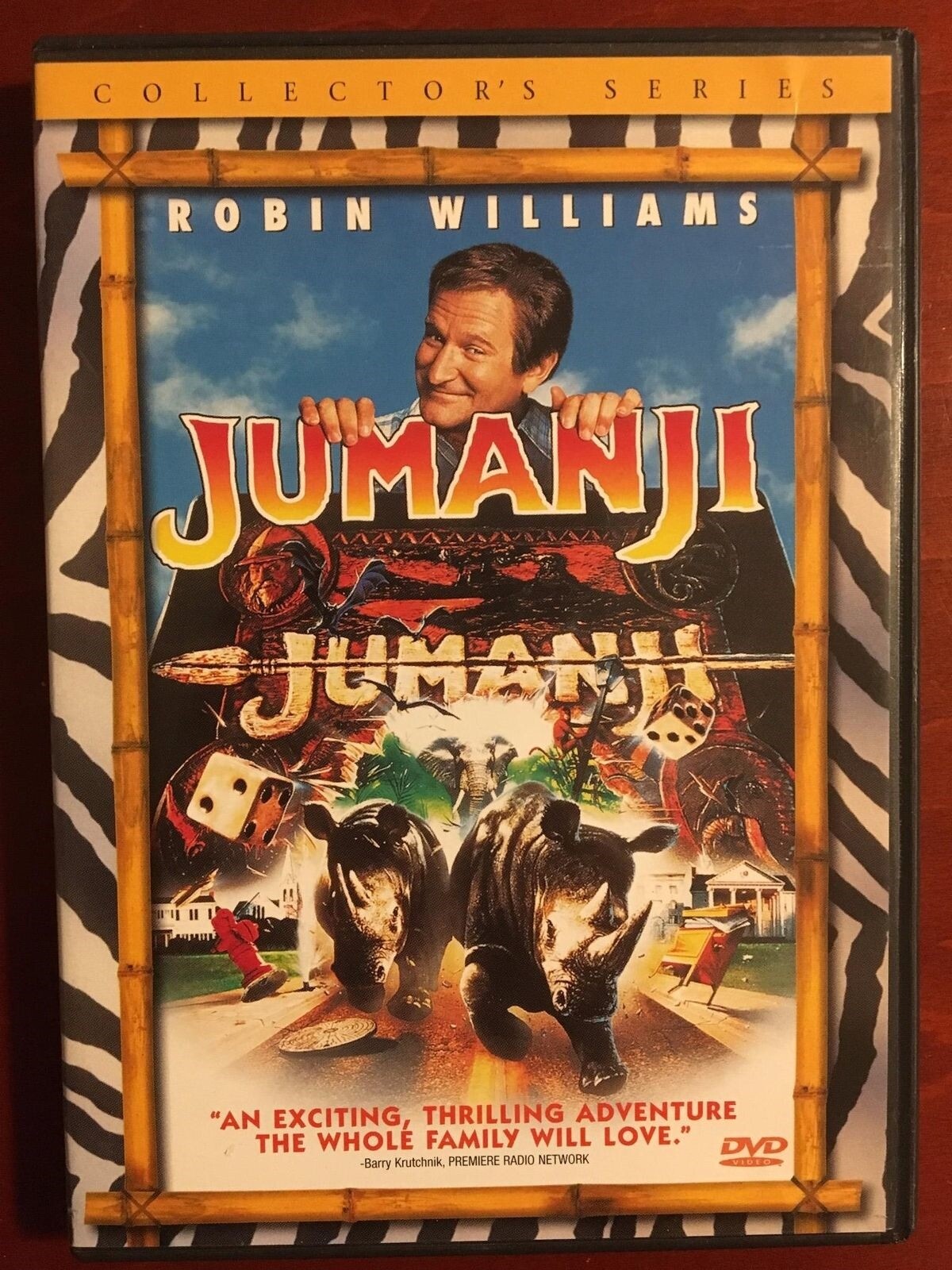Jumanji (DVD, 1995, Collectors Edition) - L06