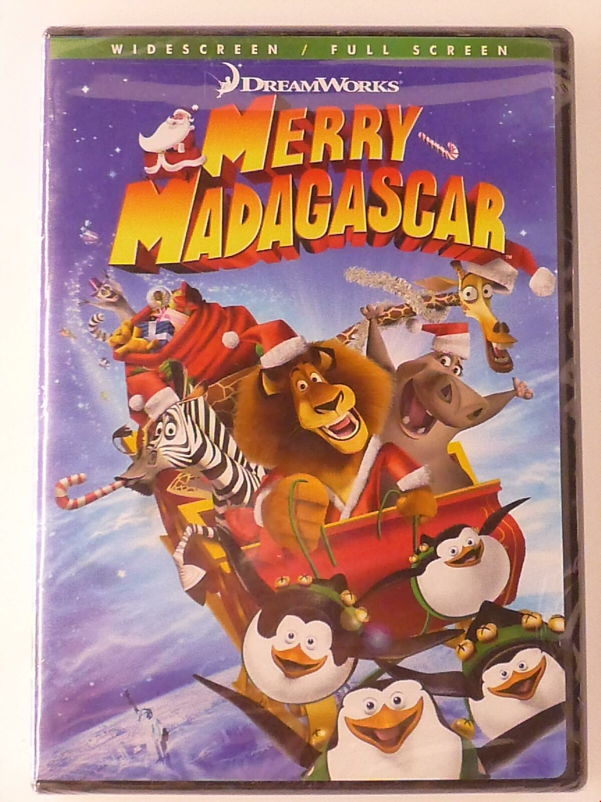 Merry Madagascar (DVD, 2009, Christmas) - NEW25