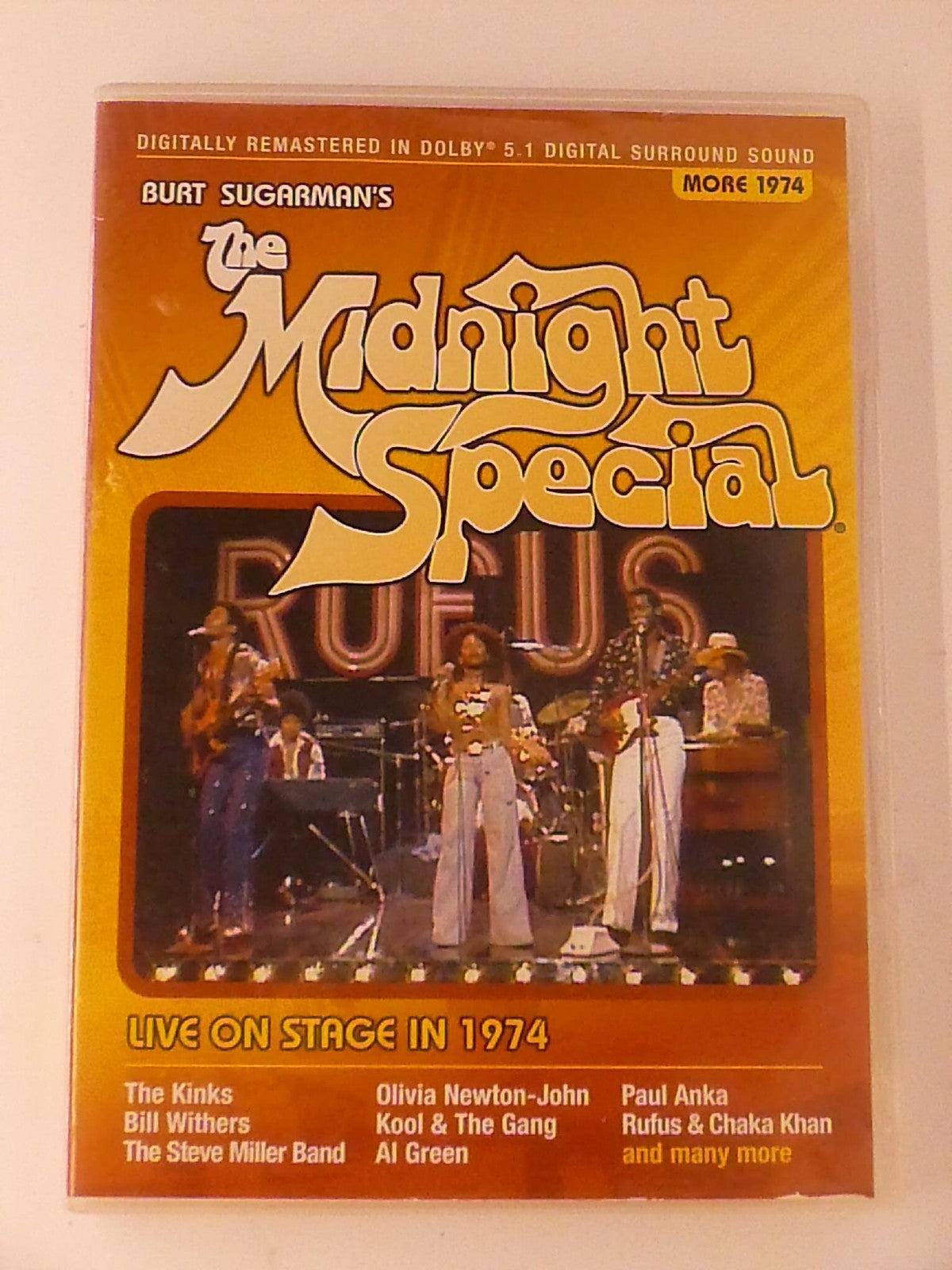 The Midnight Special - More 1974 - Kinks, Withers, Steve Miller, Ol.. (DVD) - K9