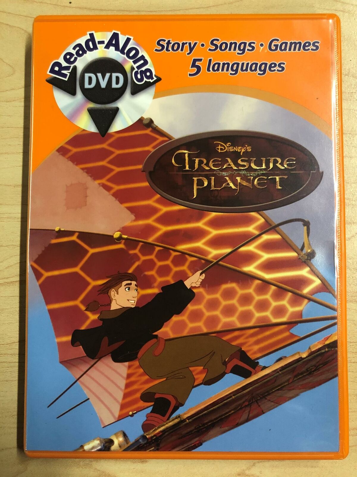 Read-Along DVD - Treasure Planet (DVD, Disney, in 5 Languages) - K9