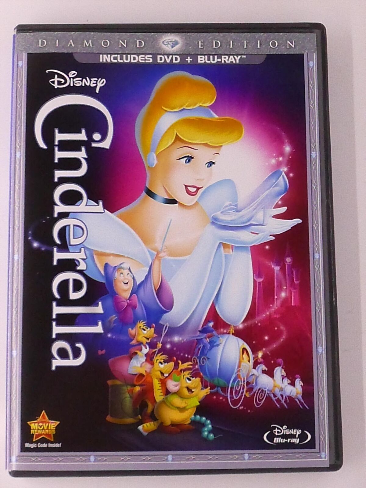 Cinderella (Blu-ray, DVD, Disney Diamond Edition, 1950) - K10