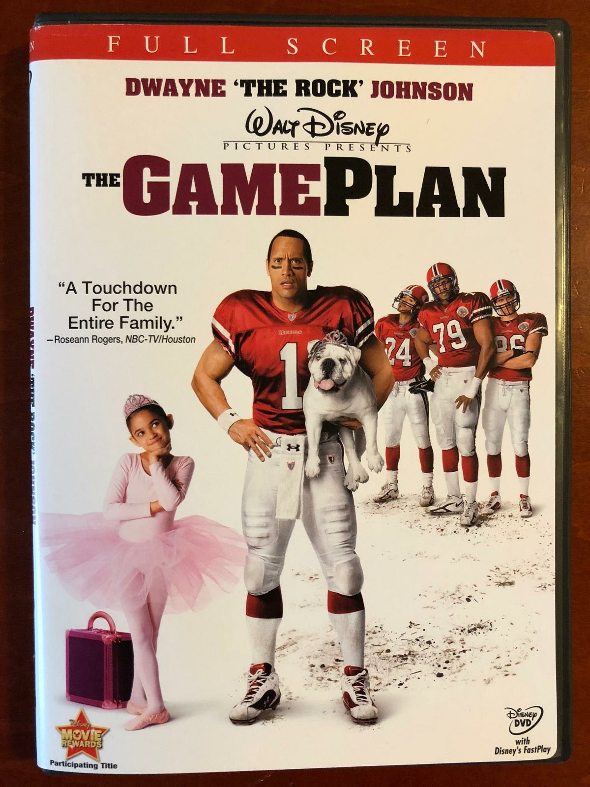 The Game Plan (DVD, 2007, Full Frame, Disney) - L02
