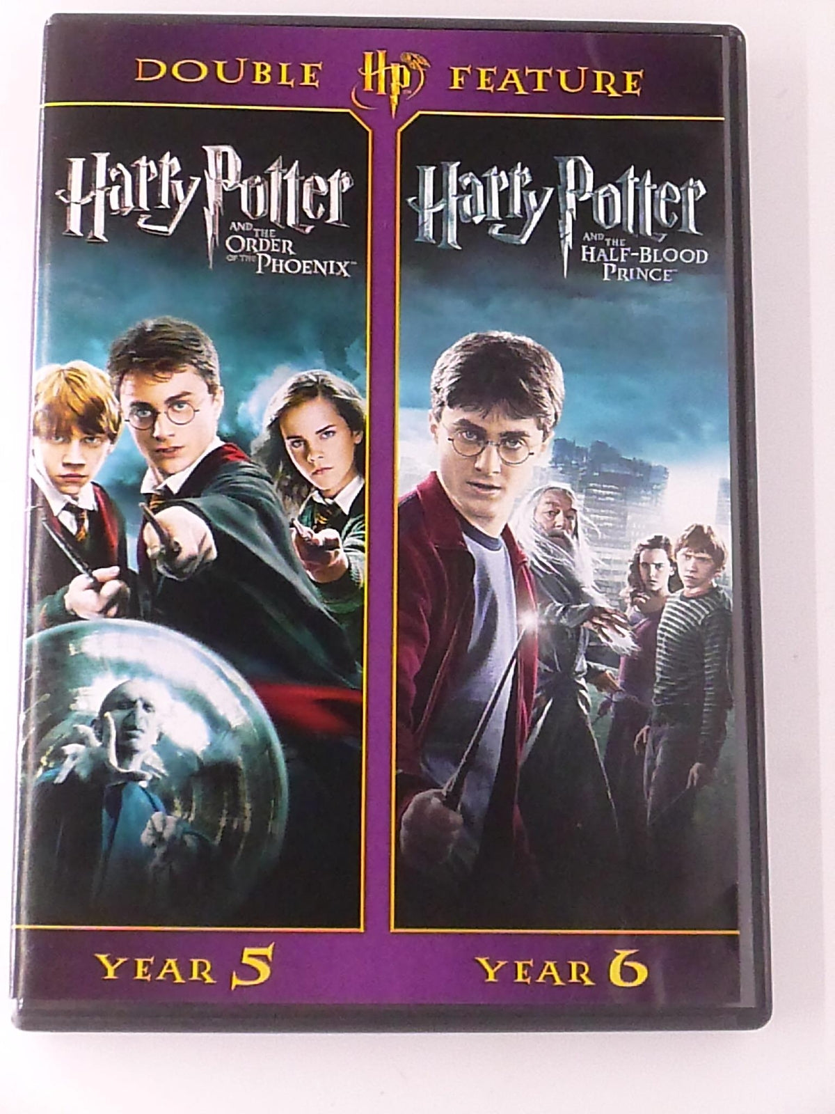 Harry Potter and the Order of the Phoenix, Half-Blood Pr.. (DVD, 2-film) - K0428