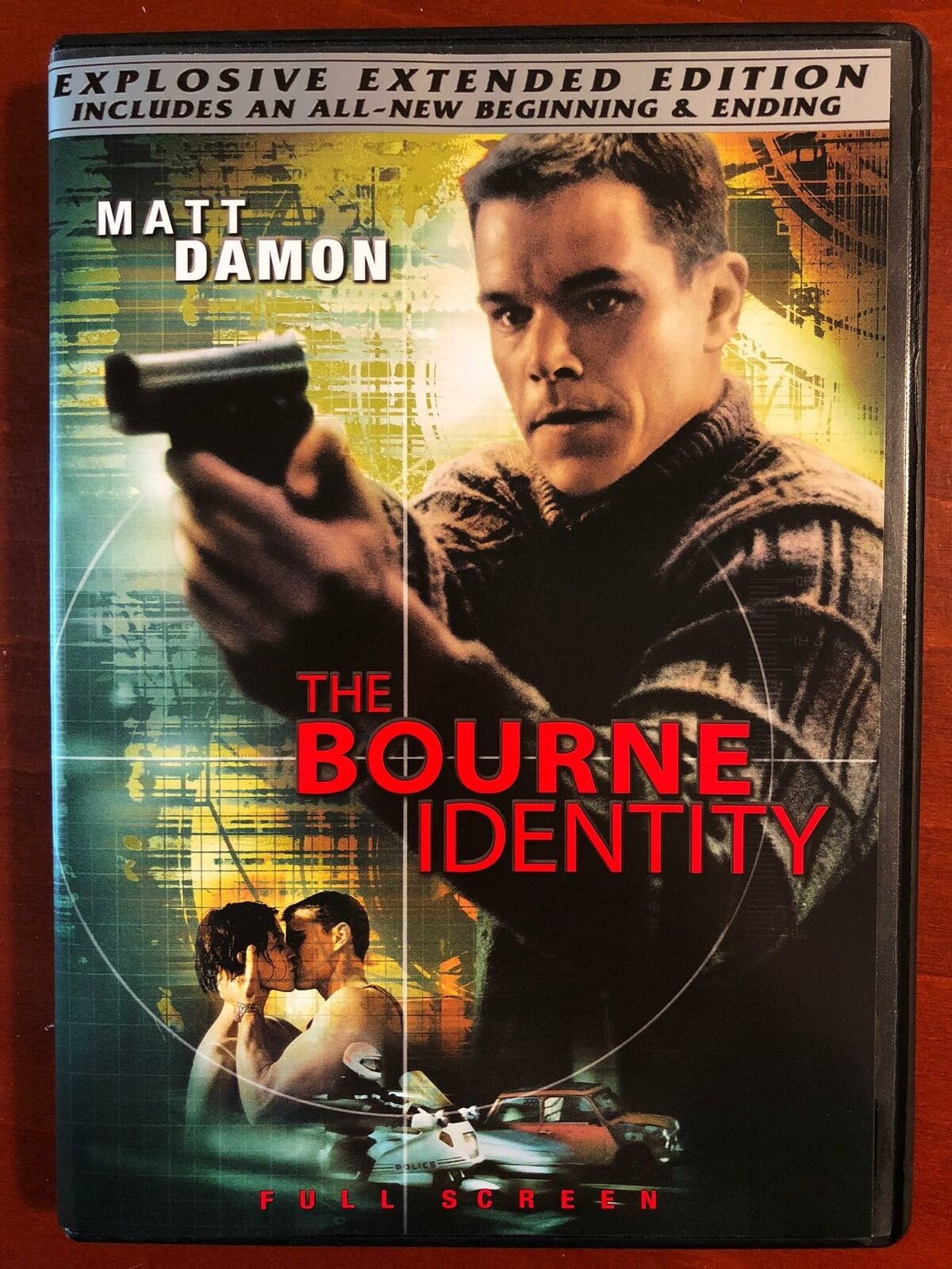 The Bourne Identity (DVD, 2002, Full screen) - L03