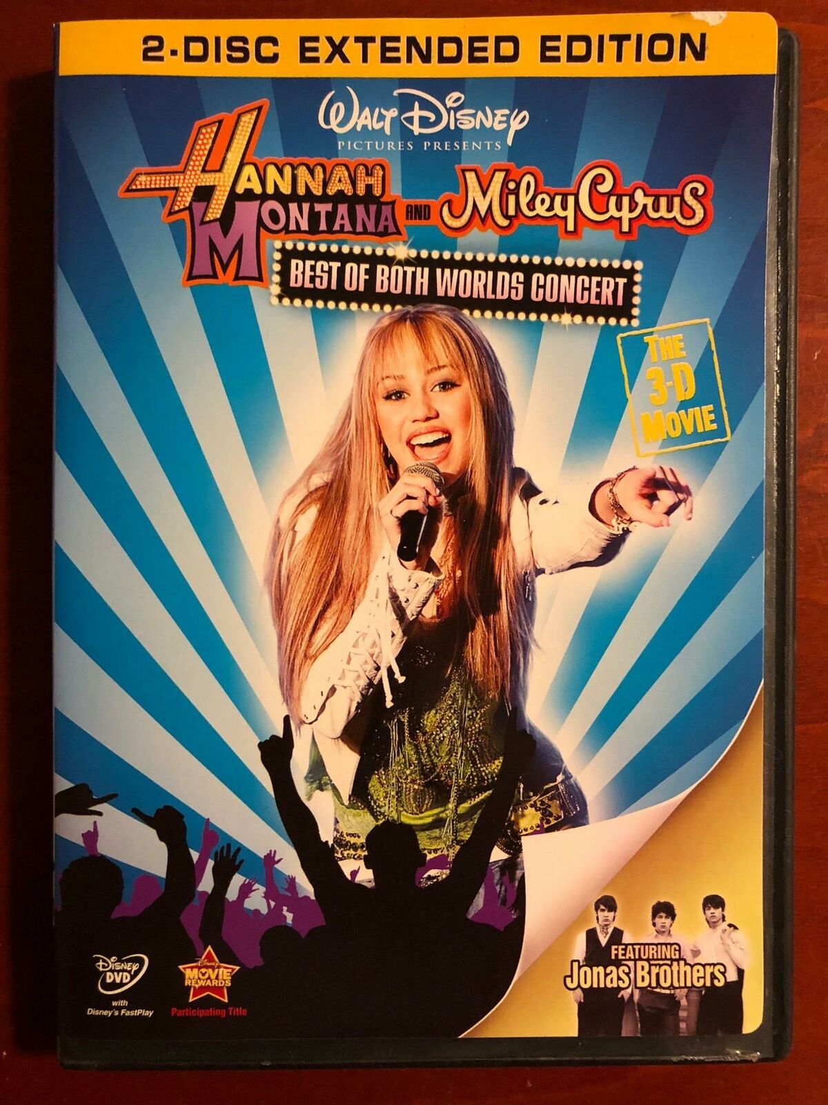 Hannah Montana and Miley Cyrus Best of Both Worlds Concert (DVD, Disney) - J1231