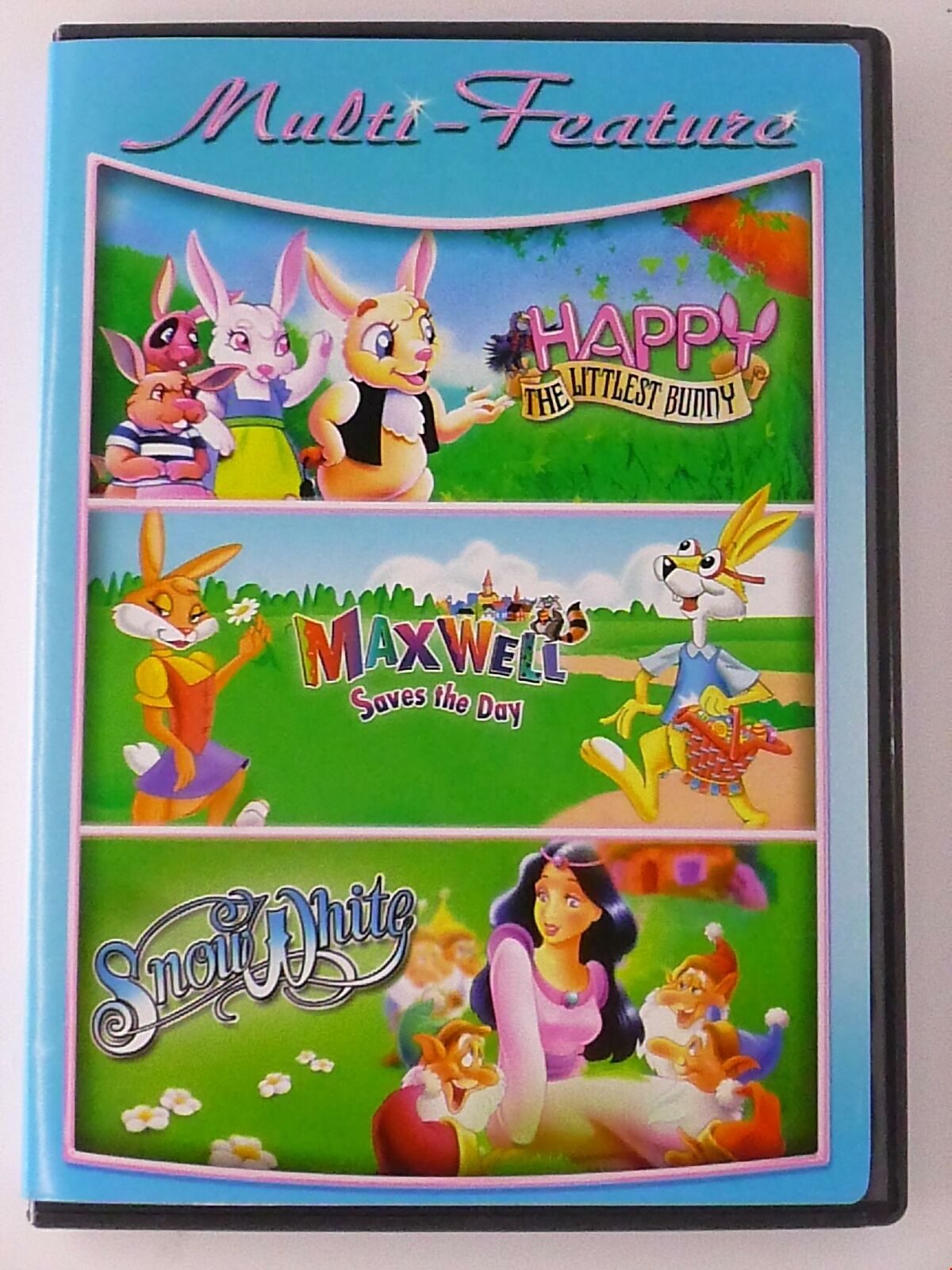 Happy the Littlest Bunny, Maxwell Saves the Day, Snow White (DVD, 3-film - L04