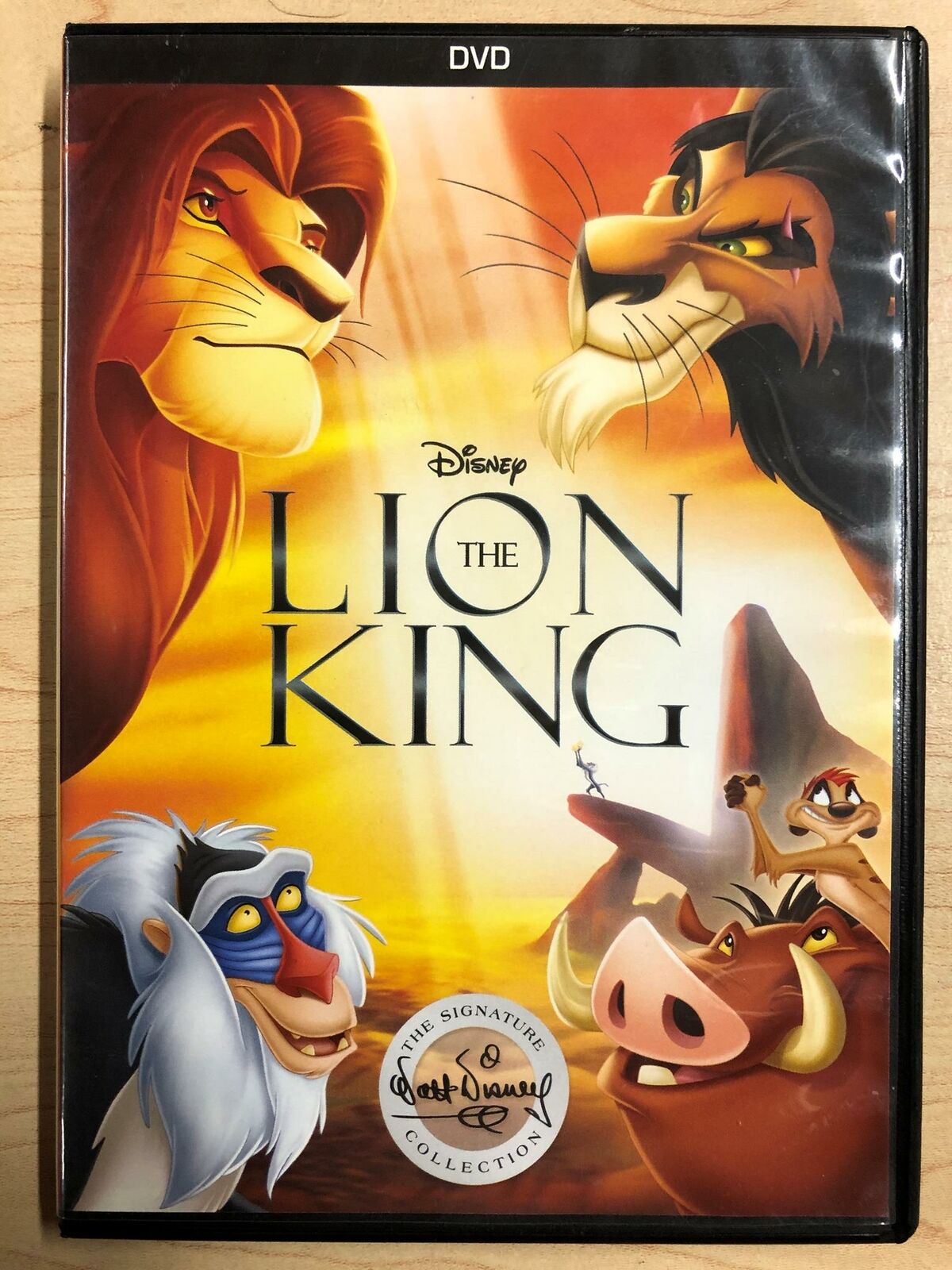 The Lion King (DVD, Disney, 1994, The Signature Collection) - K9