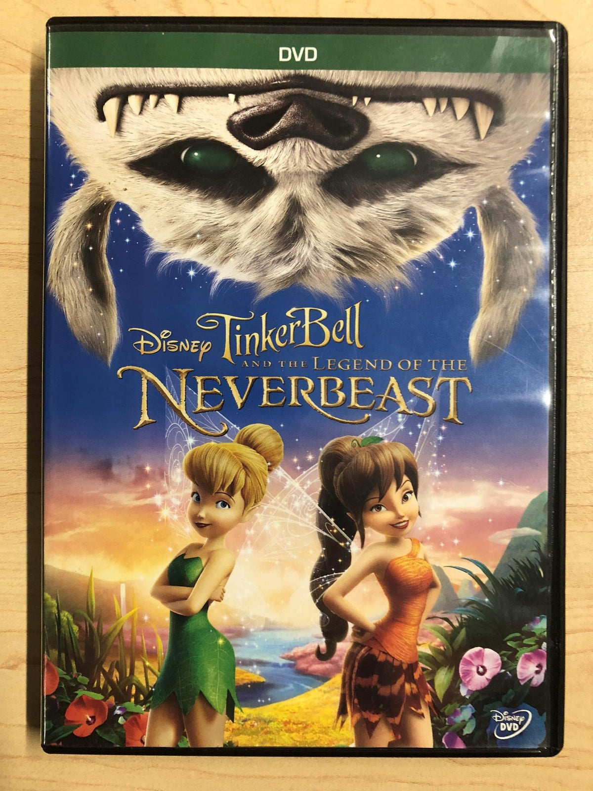 Tinker Bell and the Legend of the Neverbeast (DVD, Disney, 2014) - K10