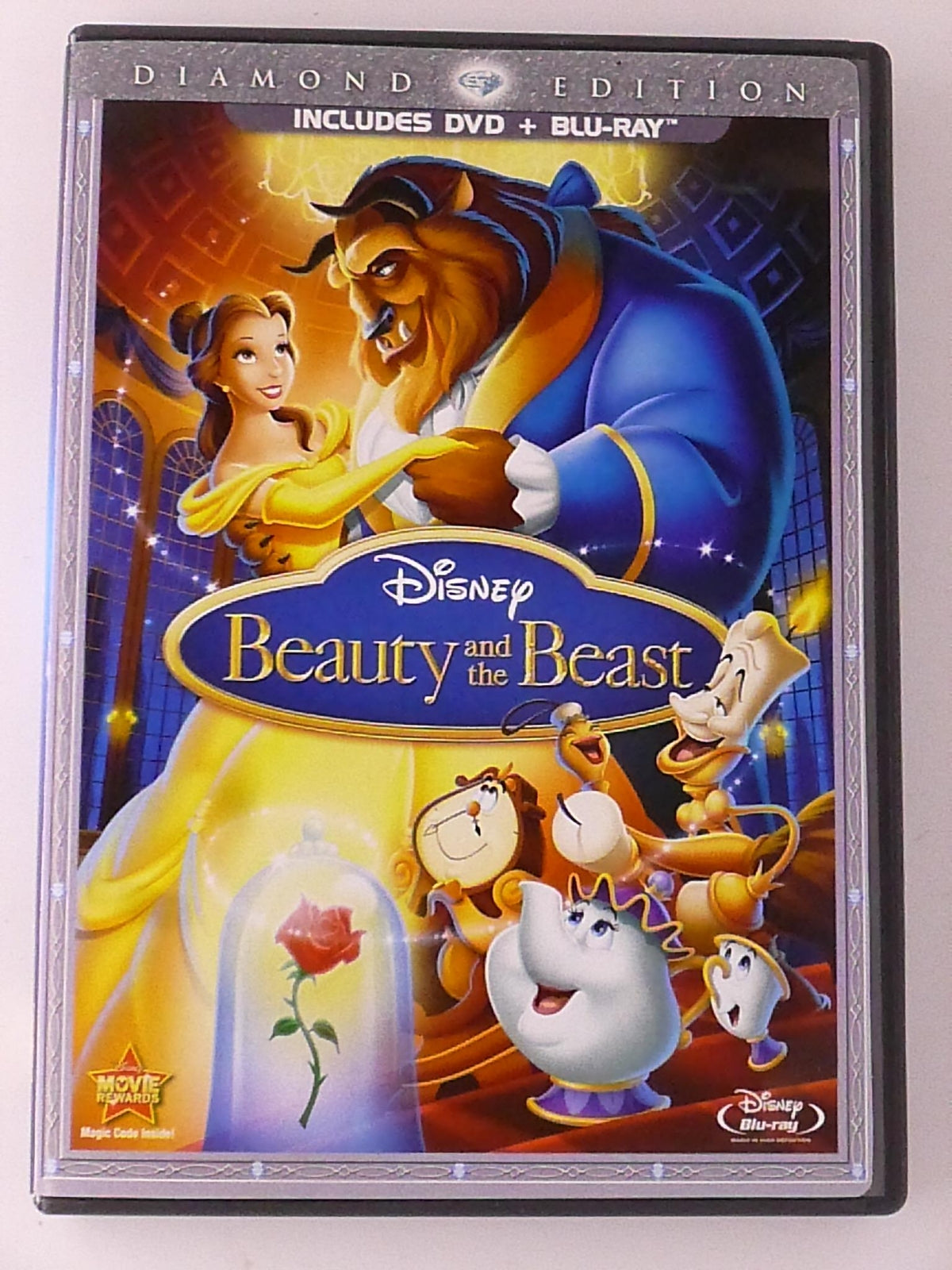 Beauty and the Beast (Blu-ray, DVD, Disney Diamond Edition, 1991) - K10