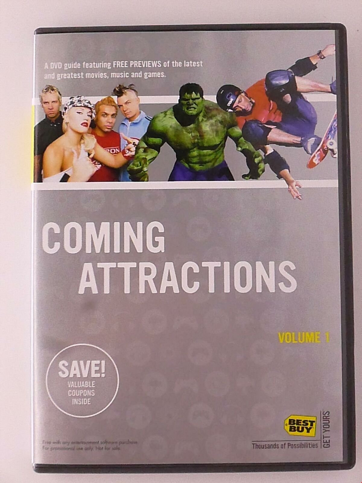Coming Attractions Volume 1 (DVD, 2003) - H0321