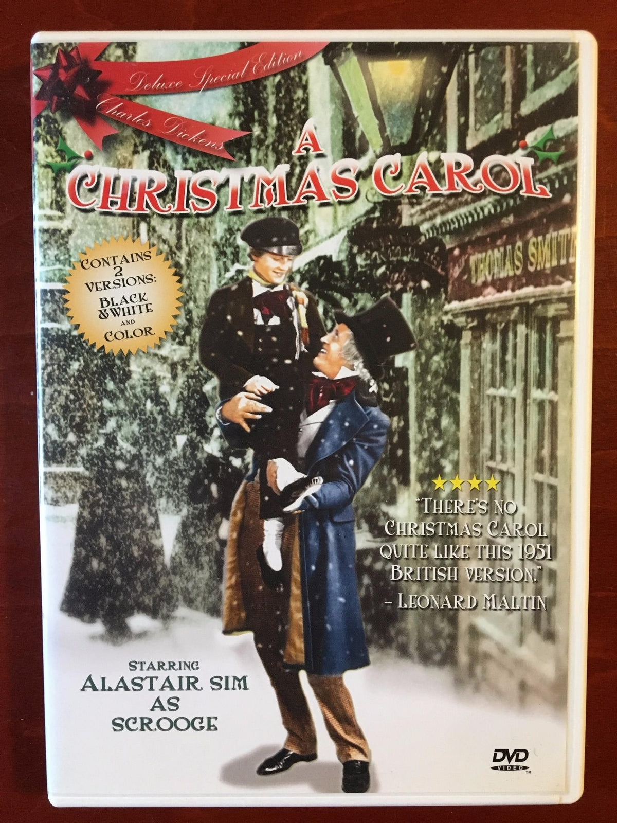 A Christmas Carol (DVD, 1951 British Version, B/W and Color Versions) - K6