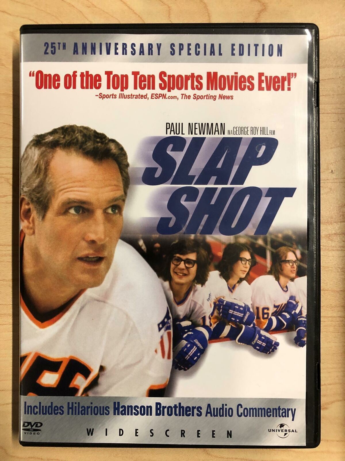 Slap Shot (DVD, 1977, 25th Anniversary Edition, widescreen) - L05