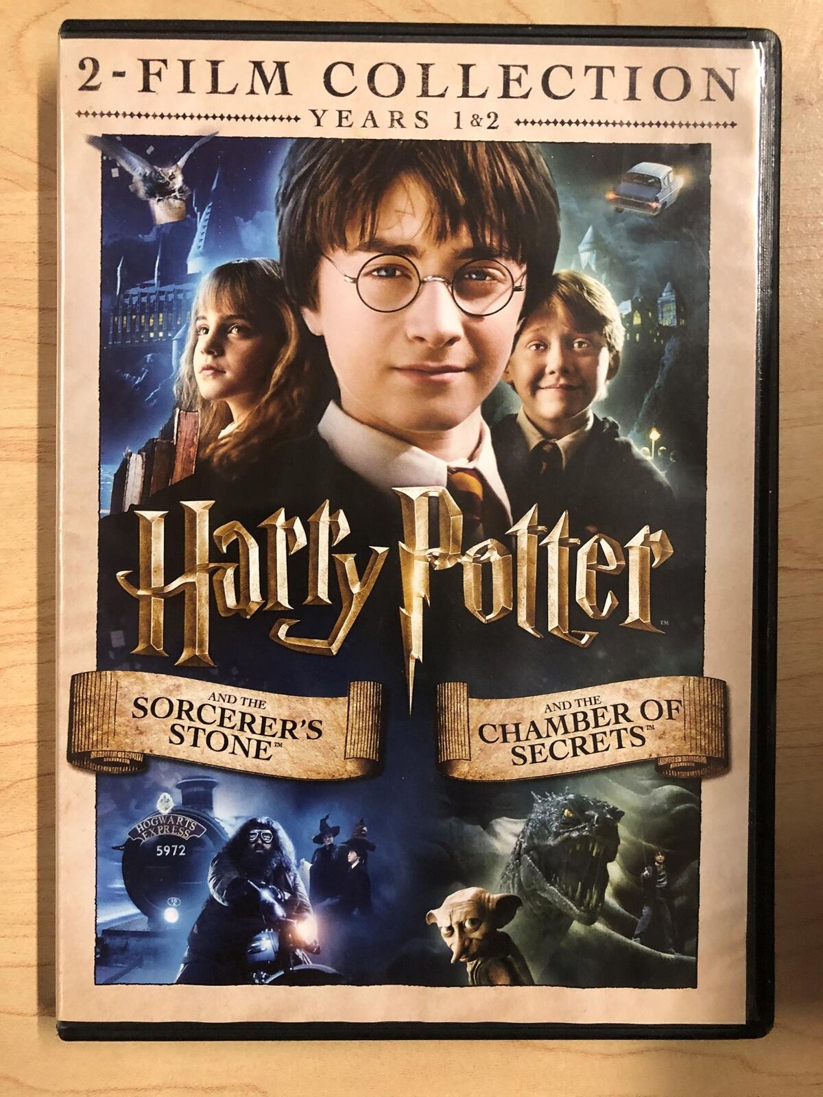 Harry Potter - Sorcerers Stone, Chamber of Secrets (DVD, double feature) - L02