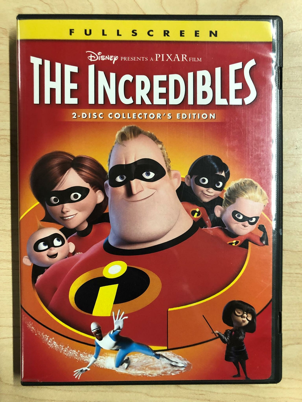 The Incredibles (DVD, 2-Disc, Fullscreen, Disney, 2004) - L01