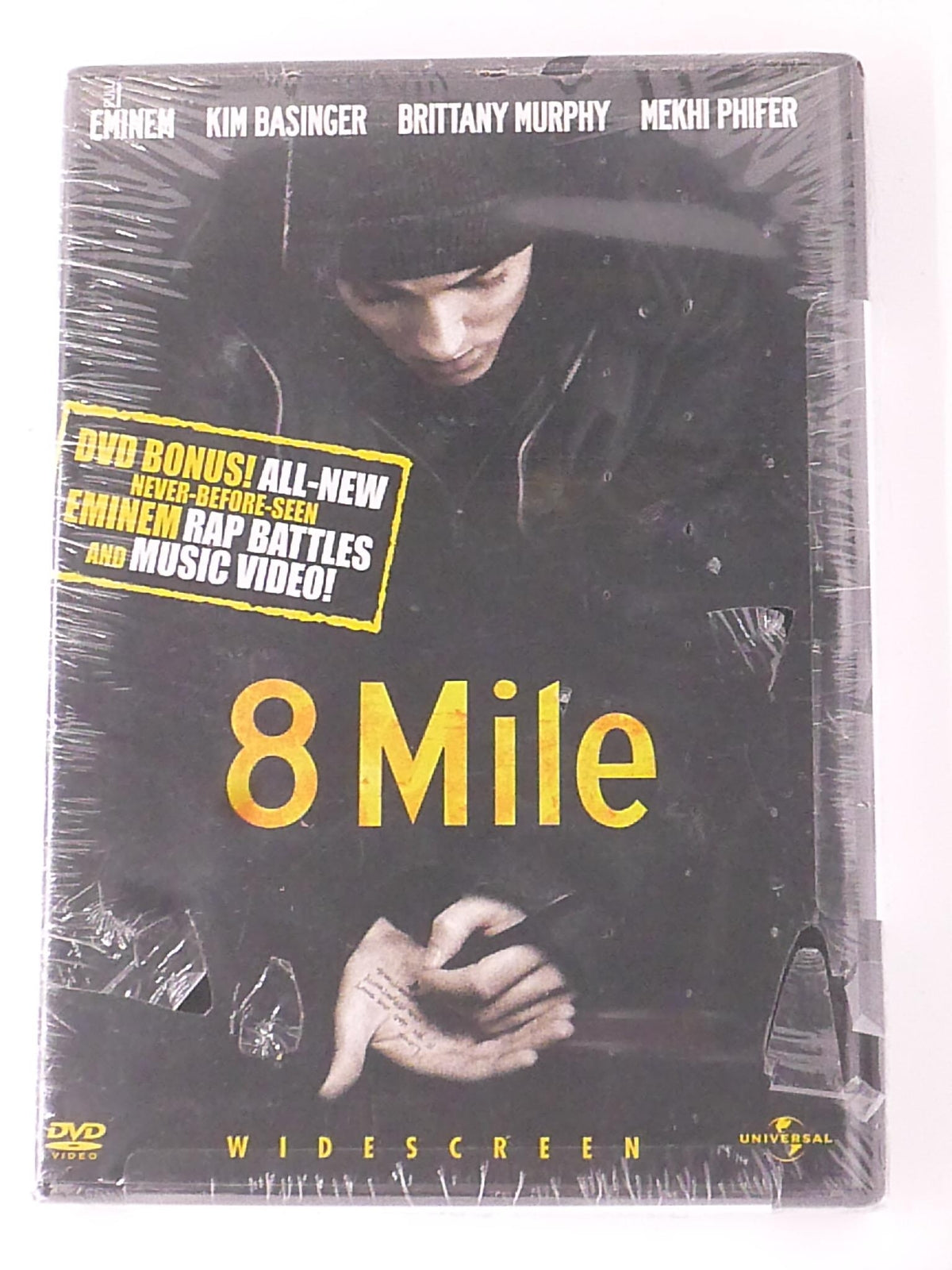 8 Mile (DVD, 2002, Widescreen) - NEW25